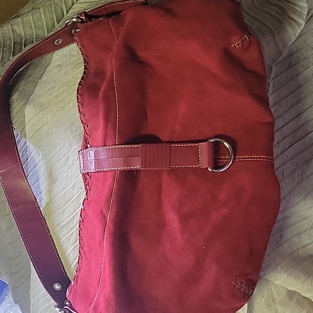 Red handbag